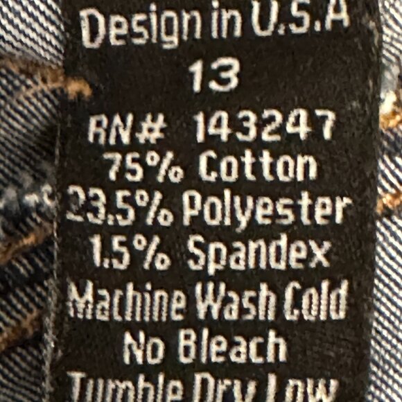 Always Friday Blue Jean Shorts Comfort Waist Cuffed Stretch W31xL3 JRs Size 13 - Picture 4 of 8